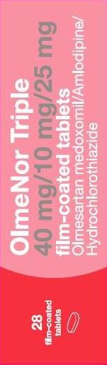 Olmenor Triple 40/10/25mg